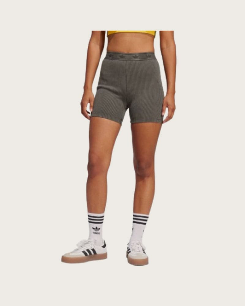 Dámske kraťasy ADIDAS ORIGINALS RIB BOOTY SHORT-JC7554-Black