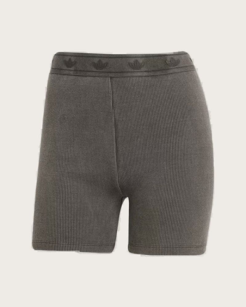 Dámske kraťasy ADIDAS ORIGINALS RIB BOOTY SHORT-JC7554-Black – fotka 7