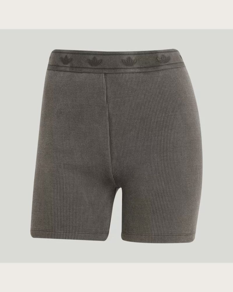 Dámske kraťasy ADIDAS ORIGINALS RIB BOOTY SHORT-JC7554-Black – fotka 8