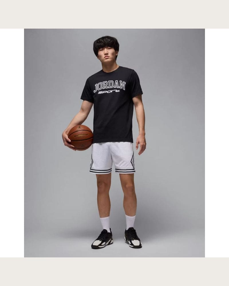 Pánske tréningové kraťasy NIKE JORDANDF SPRT DMND SHORT-100-White – fotka 5