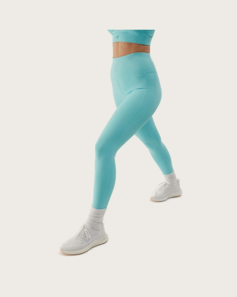 Dámske legíny 4F TIGHTS FNK-WSS24TFTIF232-33S-BLUE – fotka 2