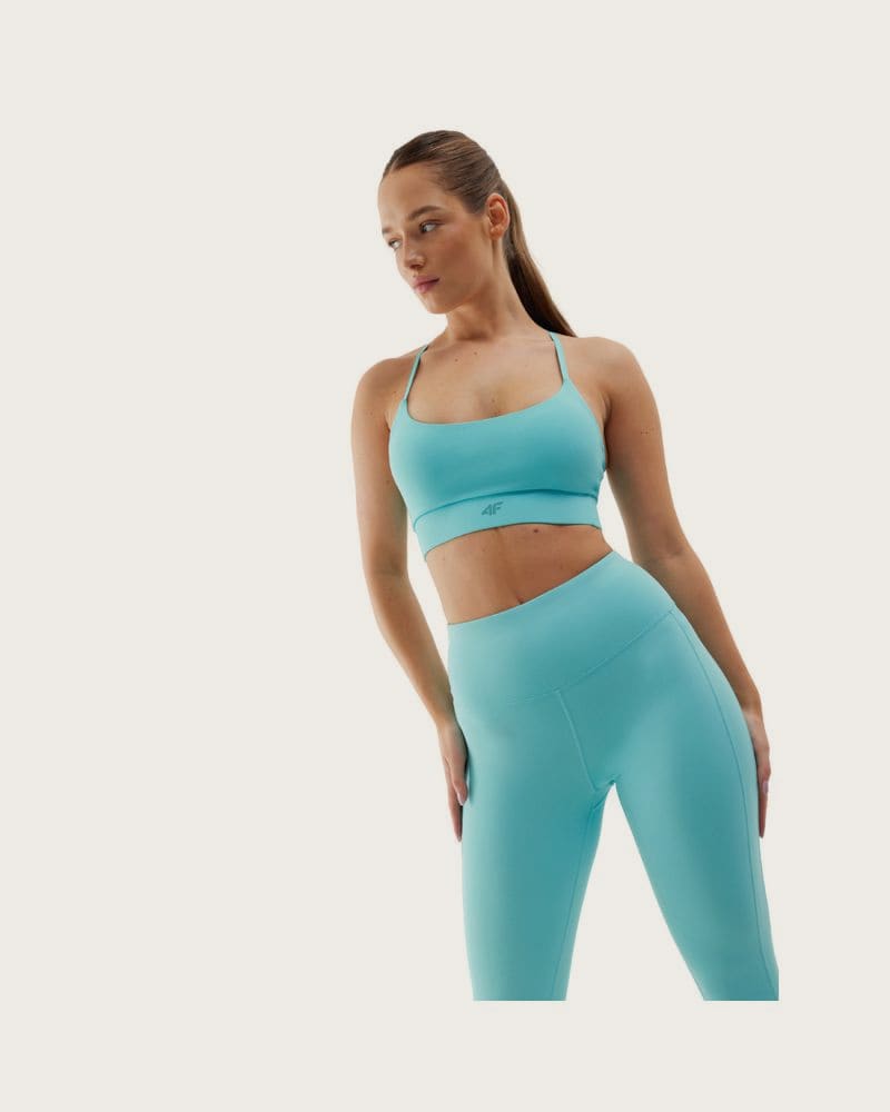 Dámske legíny 4F TIGHTS FNK-WSS24TFTIF232-33S-BLUE – fotka 5