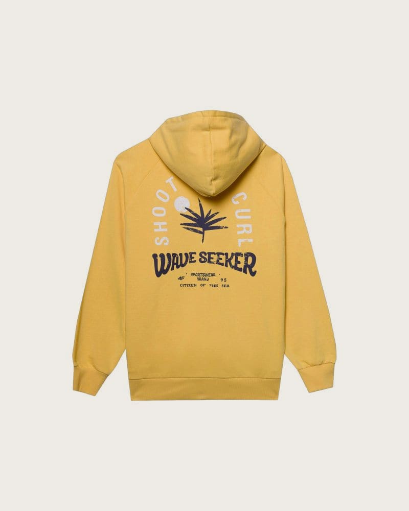 Pánska mikina so zipsom 4F SWEATSHIRT-WSS24TSWSM1029-71S-YELLOW – fotka 5