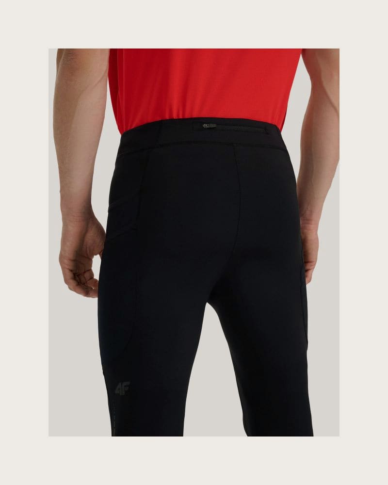 Pánske bežecké zateplené legíny 4F TIGHTS FNK M356-WAW25TFTIM356-20S-DEEP BLACK – fotka 8