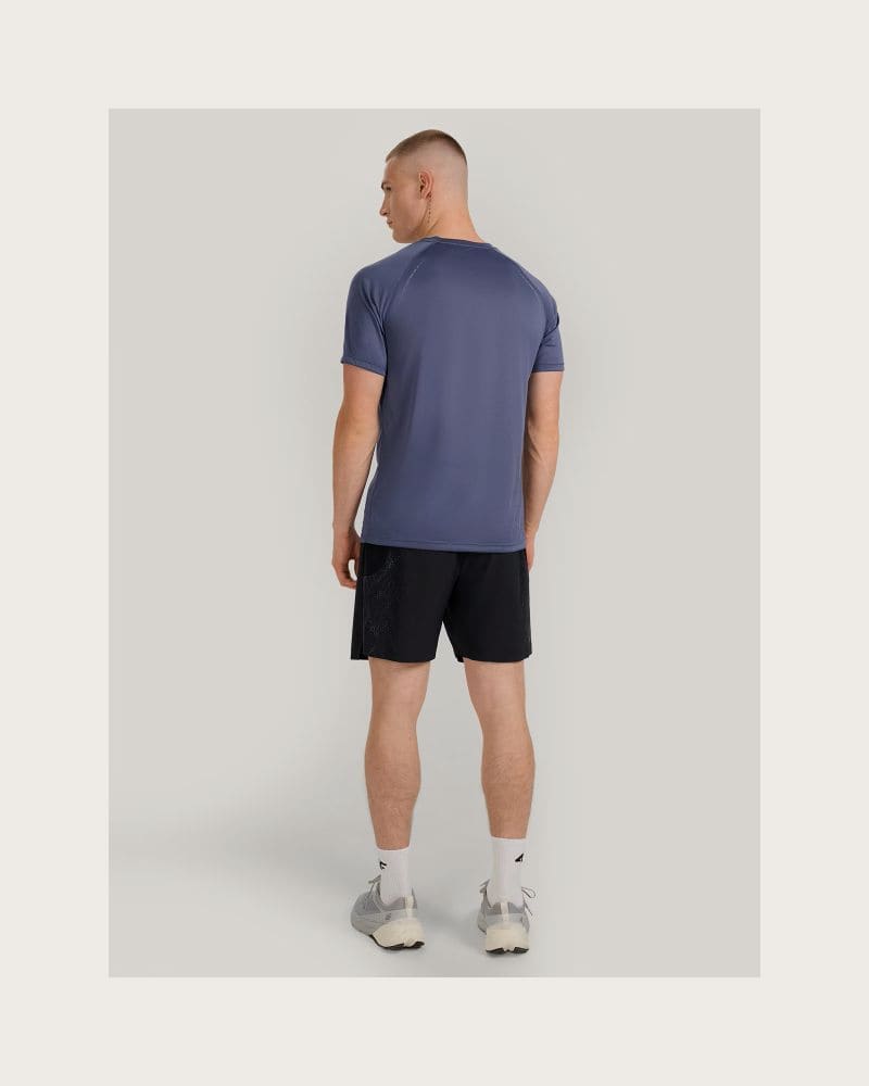 Pánske bežecké kraťasy 4F SHORTS FNK M1027-WAW25TFSHM1027-20S-DEEP BLACK – fotka 4