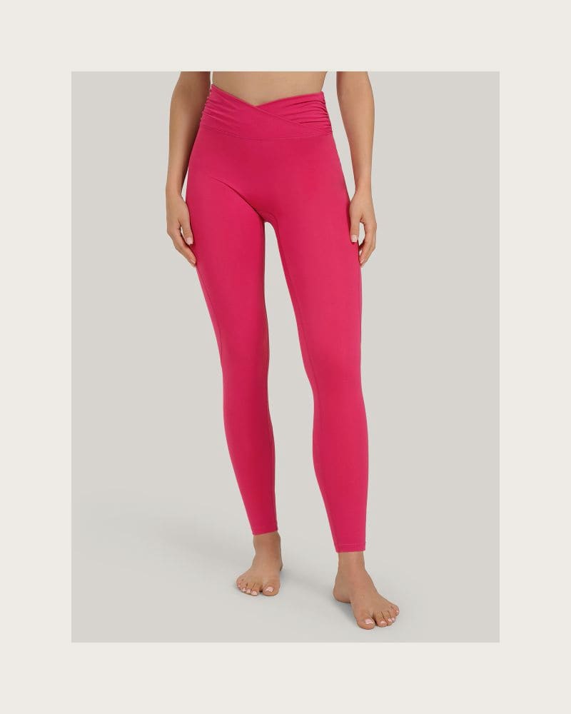 Dámske legíny 4F TIGHTS FNK F369-WAW25TFTIF369-54S-PINK – fotka 2