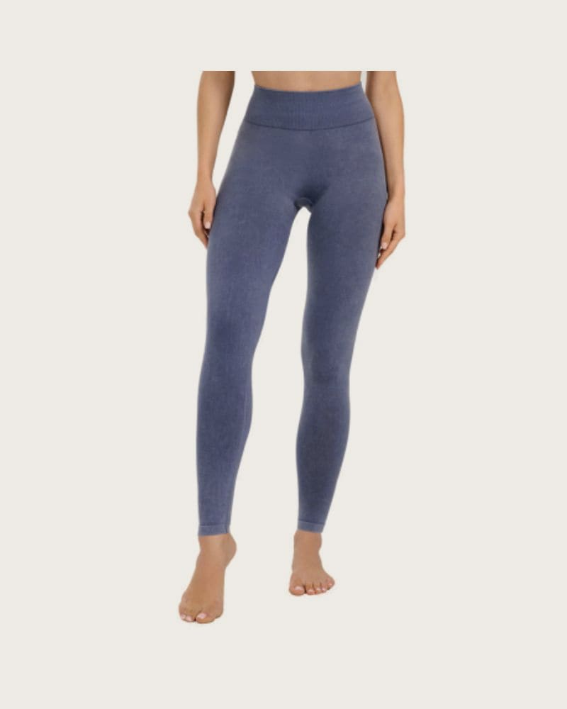 Dámske legíny 4F TIGHTS FNK F407-WAW25TFTIF407-30A-DARK BLUE ALLOVER