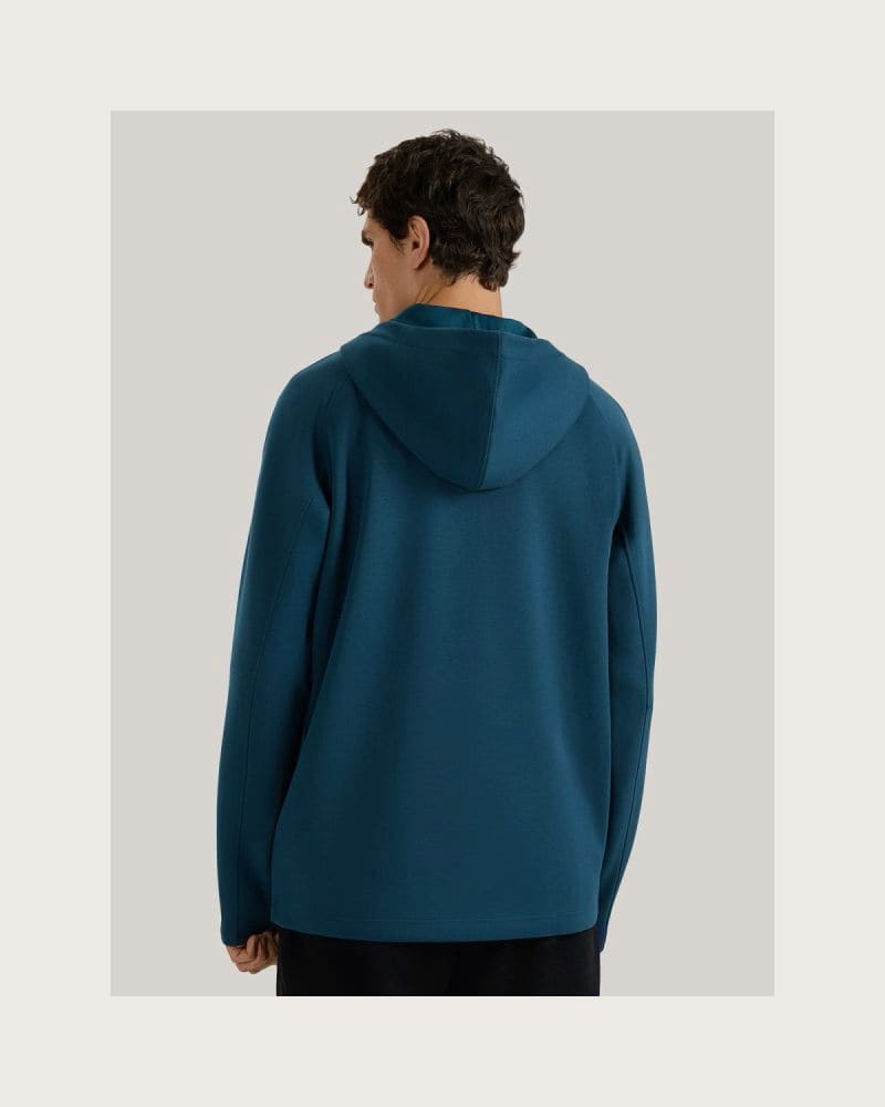 Pánska mikina so zipsom 4F SWEATSHIRT M1865-WAW25TSWSM1865-32S-DENIM – fotka 4