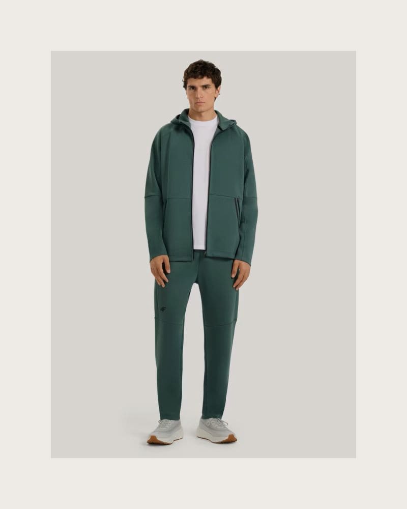 Pánska mikina so zipsom 4F SWEATSHIRT M1865-WAW25TSWSM1865-41S-GREEN – fotka 4