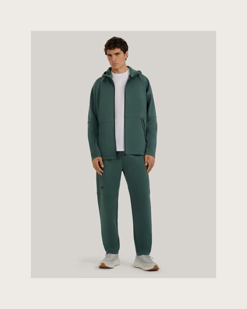 Pánska mikina so zipsom 4F SWEATSHIRT M1865-WAW25TSWSM1865-41S-GREEN – fotka 5
