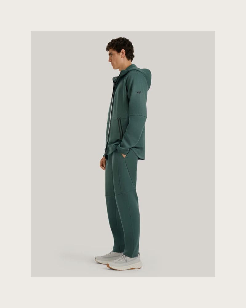 Pánska mikina so zipsom 4F SWEATSHIRT M1865-WAW25TSWSM1865-41S-GREEN – fotka 6