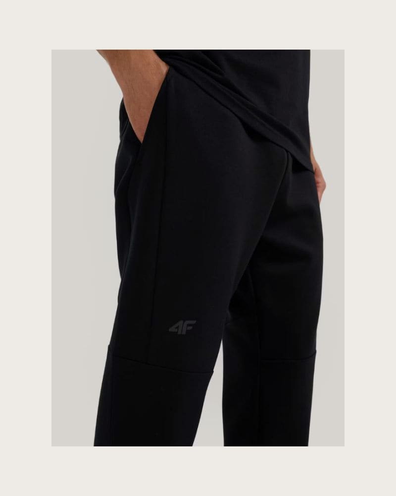 Pánske tepláky 4F TROUSERS CAS M1194-WAW25TTROM1194-20S-DEEP BLACK – fotka 6