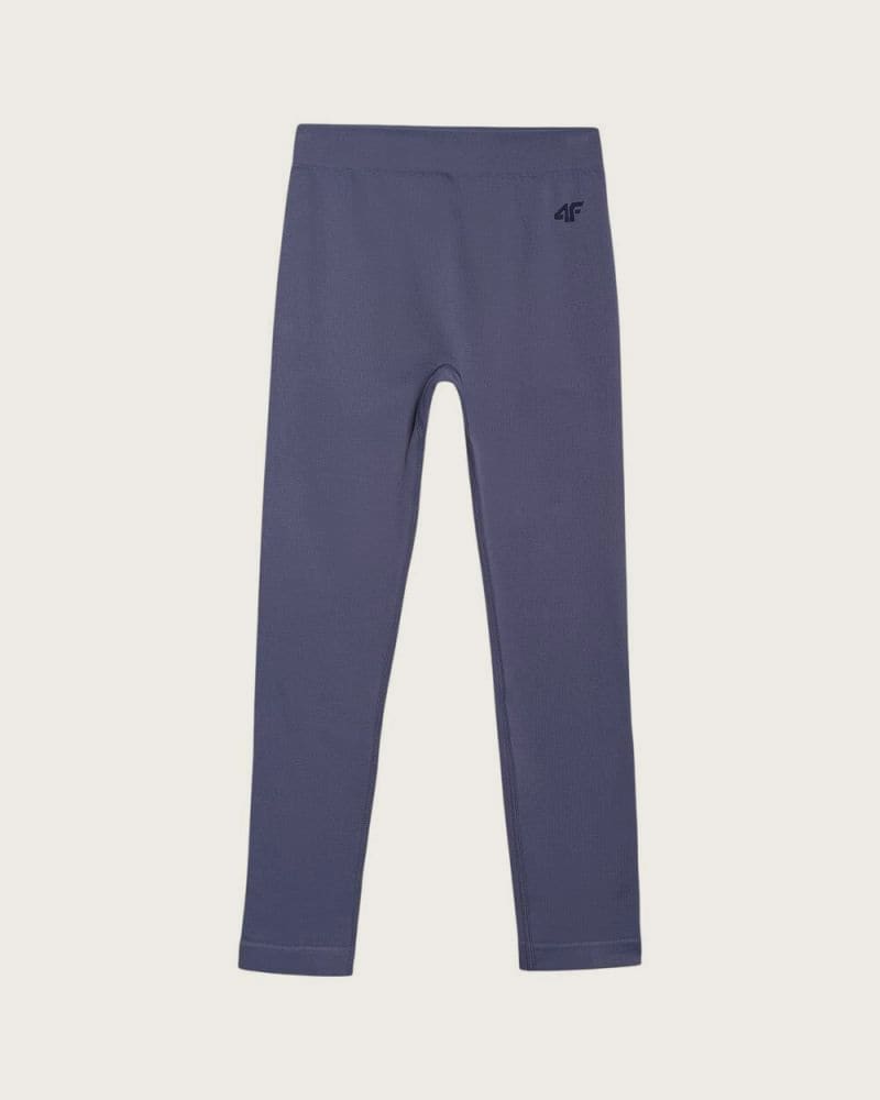 Dievčenské legíny 4F JUNIOR TIGHTS CAS F244-4FJWAW25TTIGF244-32S-DENIM – fotka 2