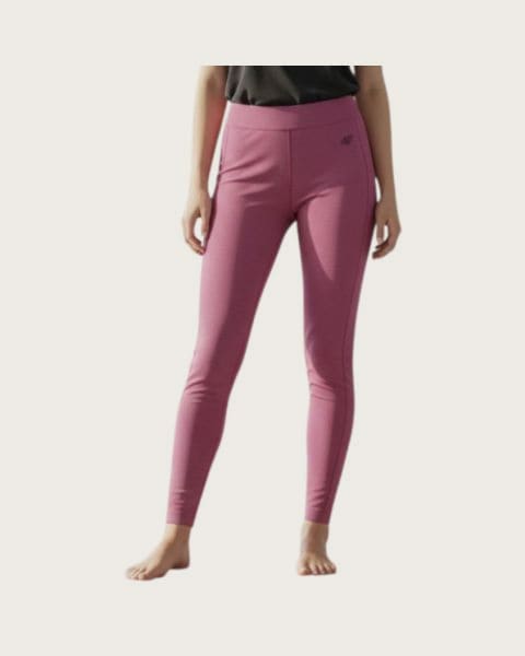 Dievčenské legíny 4F JUNIOR TIGHTS CAS F244-4FJWAW25TTIGF244-53S-DARK PINK
