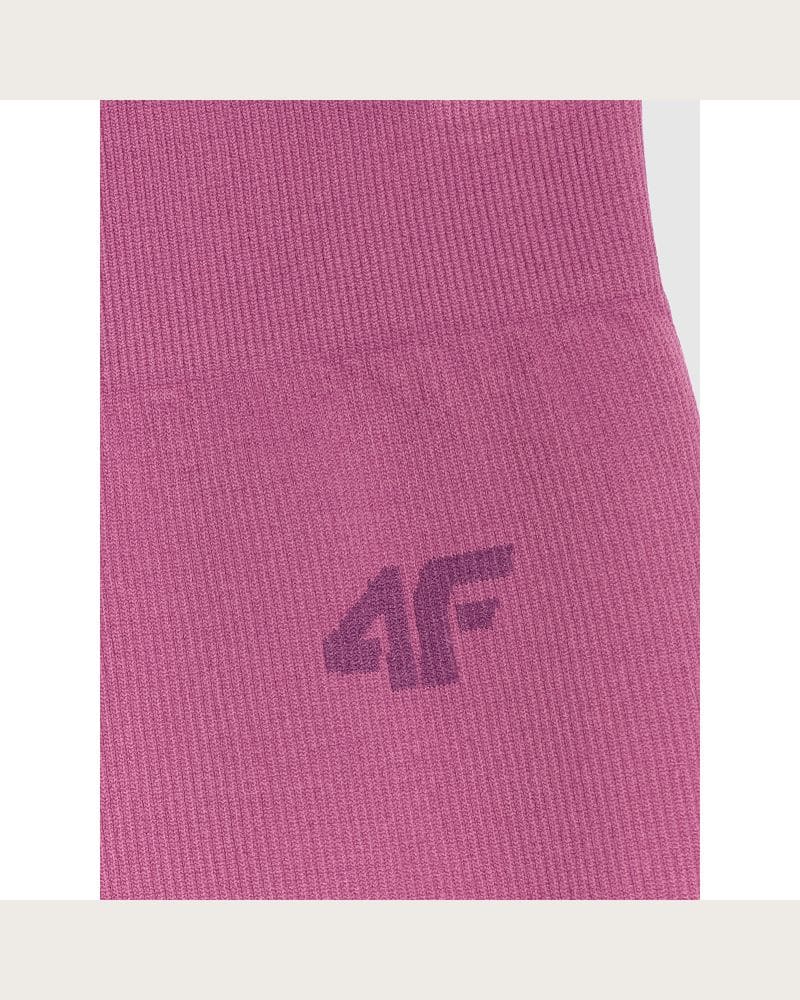 Dievčenské legíny 4F JUNIOR TIGHTS CAS F244-4FJWAW25TTIGF244-53S-DARK PINK – fotka 3