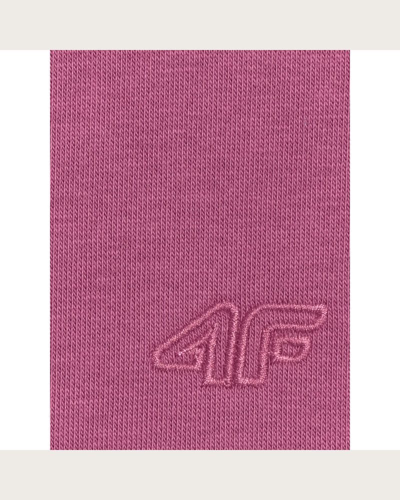 Dievčenská zateplená mikina s kapucňou 4F JUNIOR SWEATSHIRT F1953-4FJWAW25TSWSF1953-50S-DARK VIOLET – fotka 3