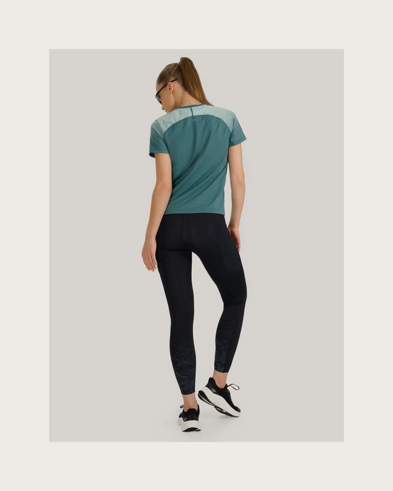 Dámske bežecké zateplené legíny 4F TIGHTS FNK F357-WAW25TFTIF357-20S-DEEP BLACK – fotka 6