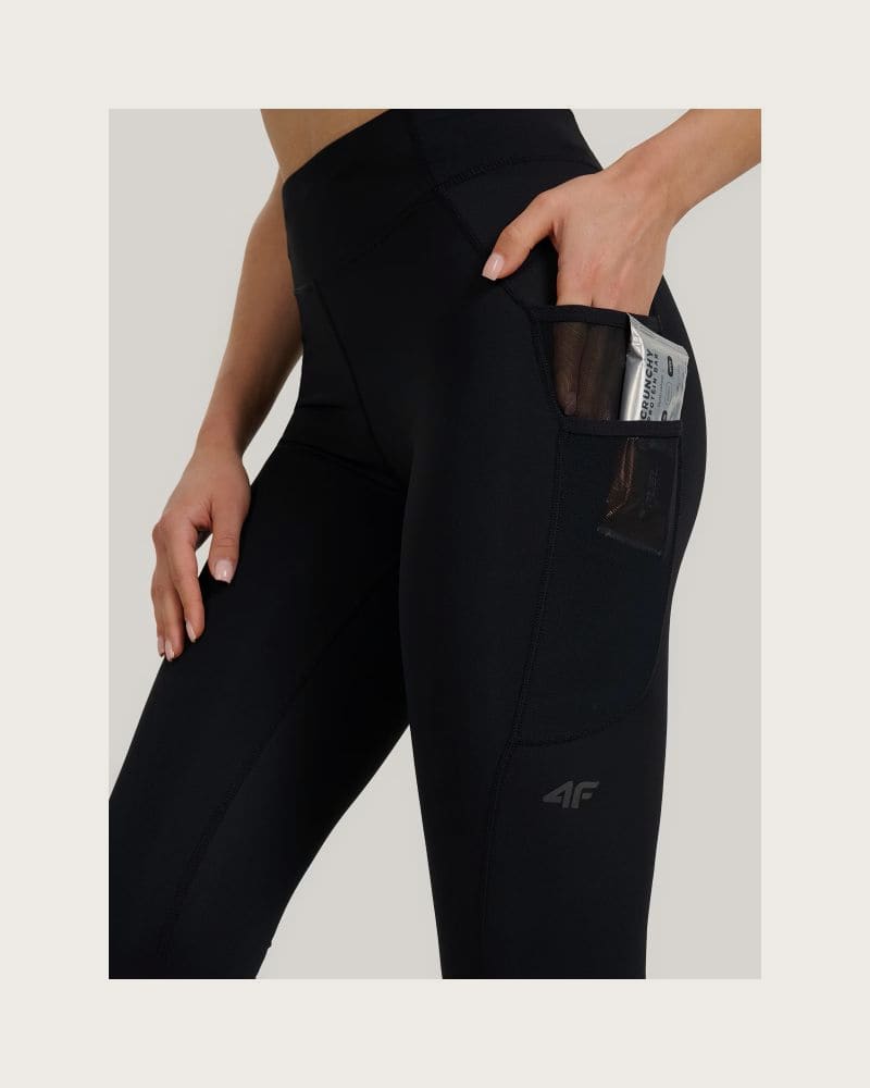 Dámske bežecké zateplené legíny 4F TIGHTS FNK F357-WAW25TFTIF357-20S-DEEP BLACK – fotka 8