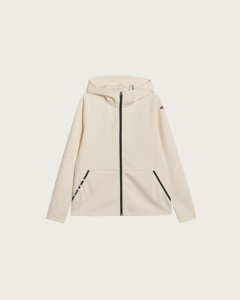 Dámska mikina so zipsom 4F SWEATSHIRT F2260-WAW25TSWSF2260-11S-OFF WHITE – fotka 7