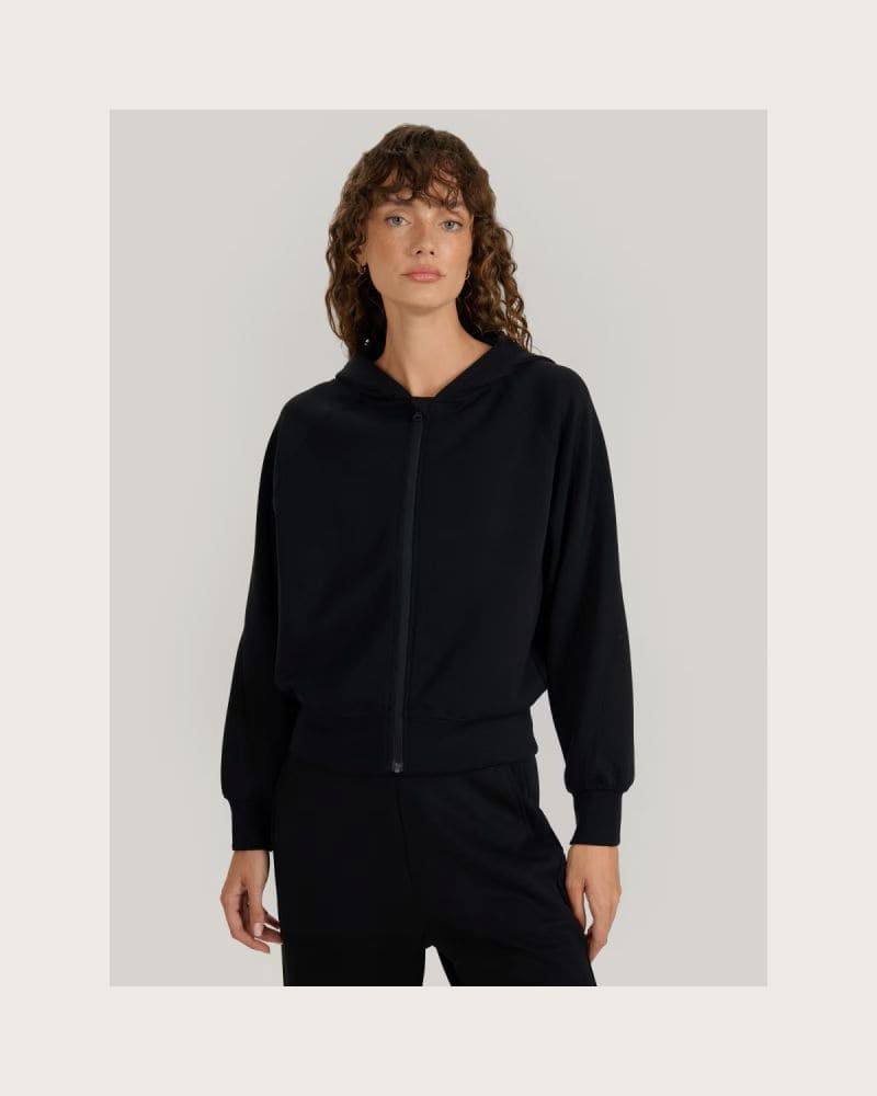 Dámska mikina so zipsom 4F SWEATSHIRT F1835-WAW25TSWSF1835-21S-BLACK – fotka 2