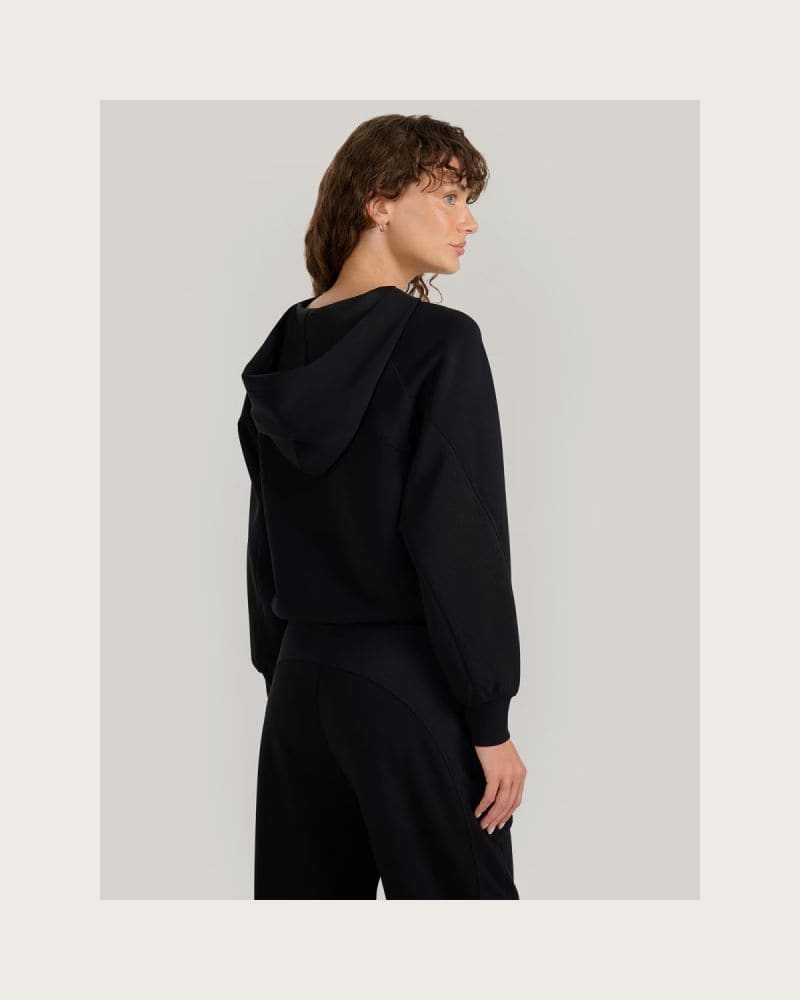 Dámska mikina so zipsom 4F SWEATSHIRT F1835-WAW25TSWSF1835-21S-BLACK – fotka 4