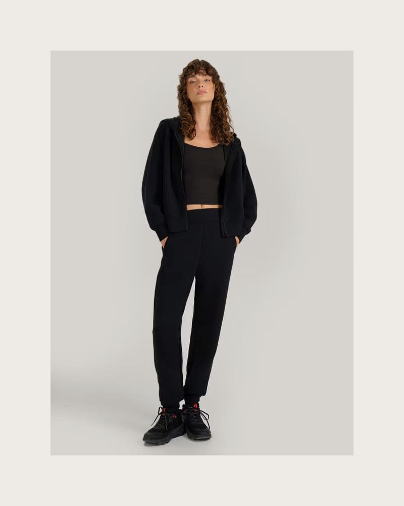 Dámska mikina so zipsom 4F SWEATSHIRT F1835-WAW25TSWSF1835-21S-BLACK – fotka 5