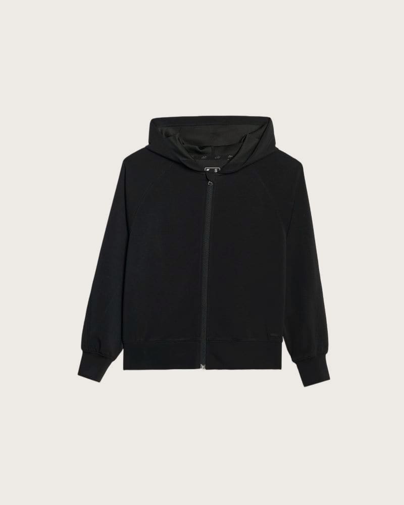 Dámska mikina so zipsom 4F SWEATSHIRT F1835-WAW25TSWSF1835-21S-BLACK – fotka 7