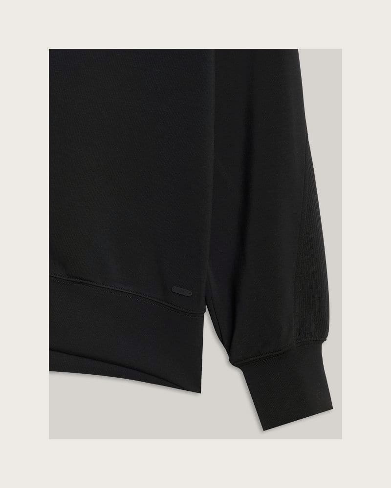 Dámska mikina so zipsom 4F SWEATSHIRT F1835-WAW25TSWSF1835-21S-BLACK – fotka 8