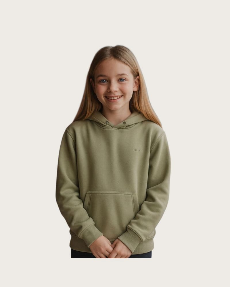 Chlapčenská zateplená mikina s kapucňou 4F JUNIOR SWEATSHIRT M1945-4FJWAW25TSWSM1945-42S-LIGHT GREEN – fotka 2