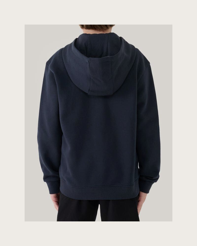Chlapčenská zateplená mikina so zipsom 4F JUNIOR SWEATSHIRT M1859-4FJWMM00TSWSM1859-31S-NAVY – fotka 2