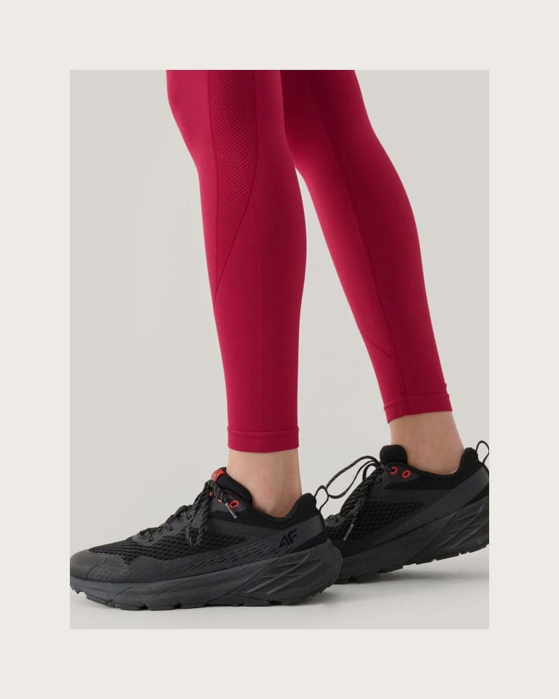 Dámske legíny 4F TIGHTS FNK F389-RAW24TFTIF389-60S-BURGUNDY – fotka 7