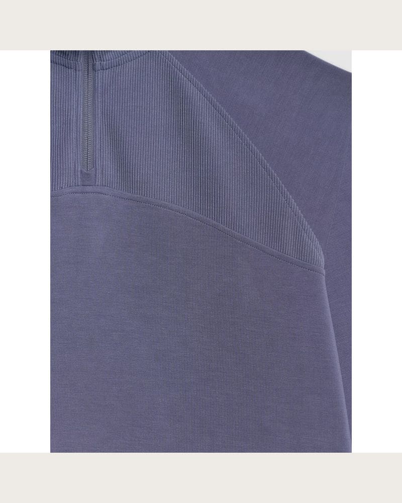Dámska mikina s 1 2 zipsom 4F SWEATSHIRT F1836-WAW25TSWSF1836-32S-DENIM – fotka 8