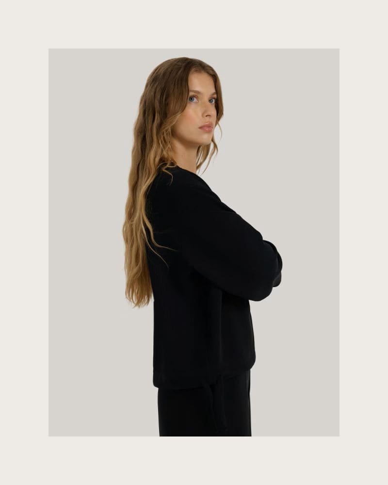 Dámska mikina 4F SWEATSHIRT F1837-WAW25TSWSF1837-21S-BLACK – fotka 3