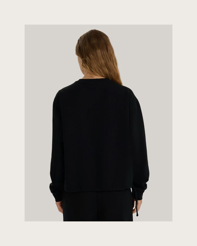 Dámska mikina 4F SWEATSHIRT F1837-WAW25TSWSF1837-21S-BLACK – fotka 4