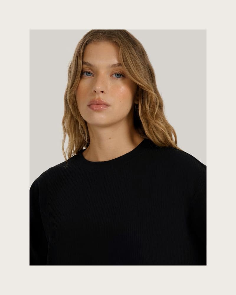 Dámska mikina 4F SWEATSHIRT F1837-WAW25TSWSF1837-21S-BLACK – fotka 7