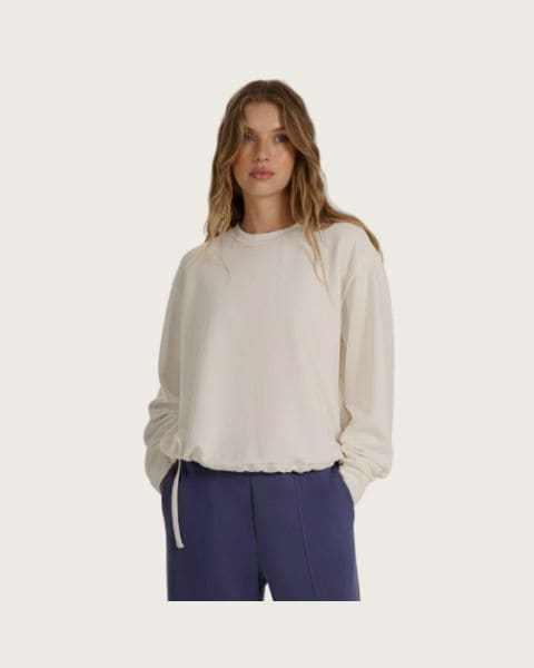 Dámska mikina 4F SWEATSHIRT F1837-WAW25TSWSF1837-11S-OFF WHITE
