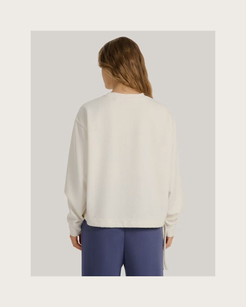 Dámska mikina 4F SWEATSHIRT F1837-WAW25TSWSF1837-11S-OFF WHITE – fotka 4