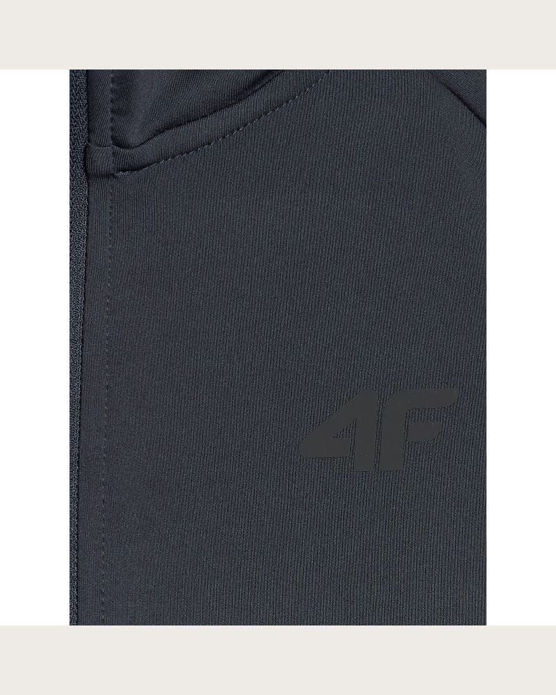 Dámska zateplená tréningová mikina so zipsom 4F SWEATSHIRT FNK F653-WMM00TFSWF653-20S-DEEP BLACK – fotka 7
