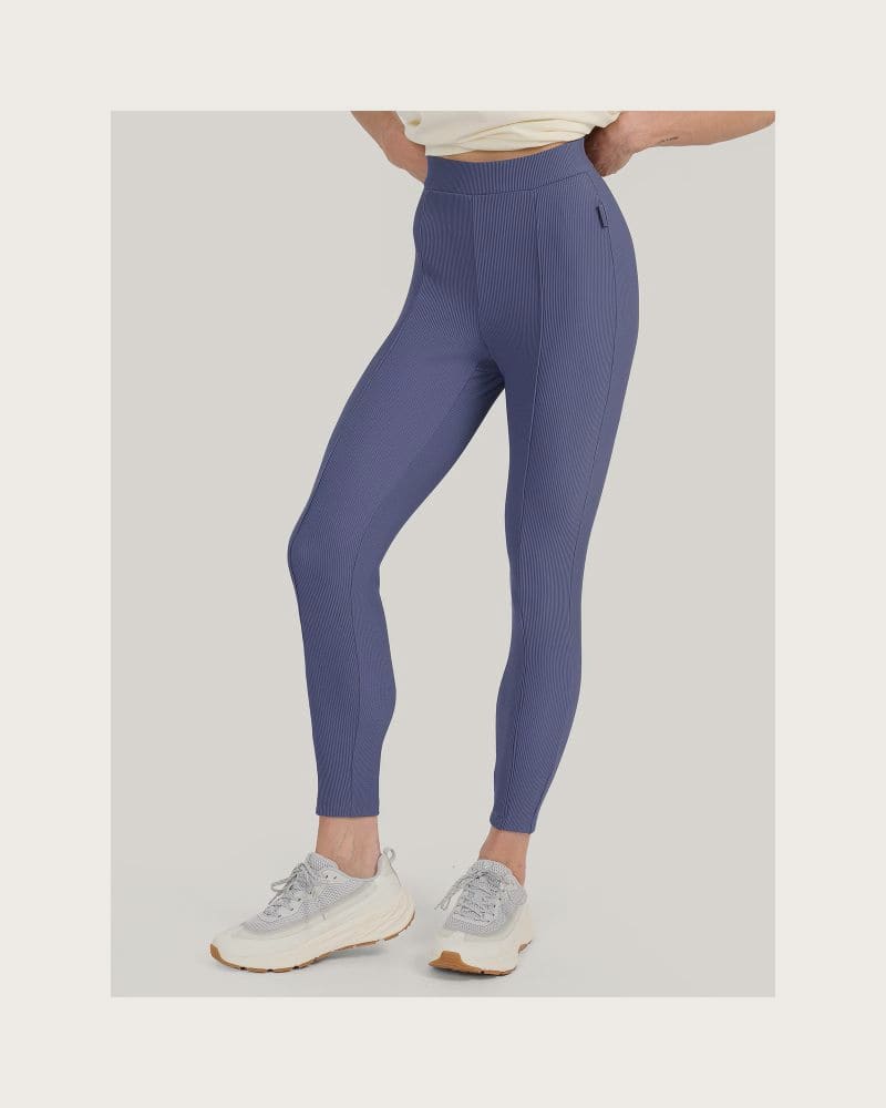 Dámske legíny 4F TIGHTS CAS F237-WAW25TTIGF237-32S-DENIM – fotka 2