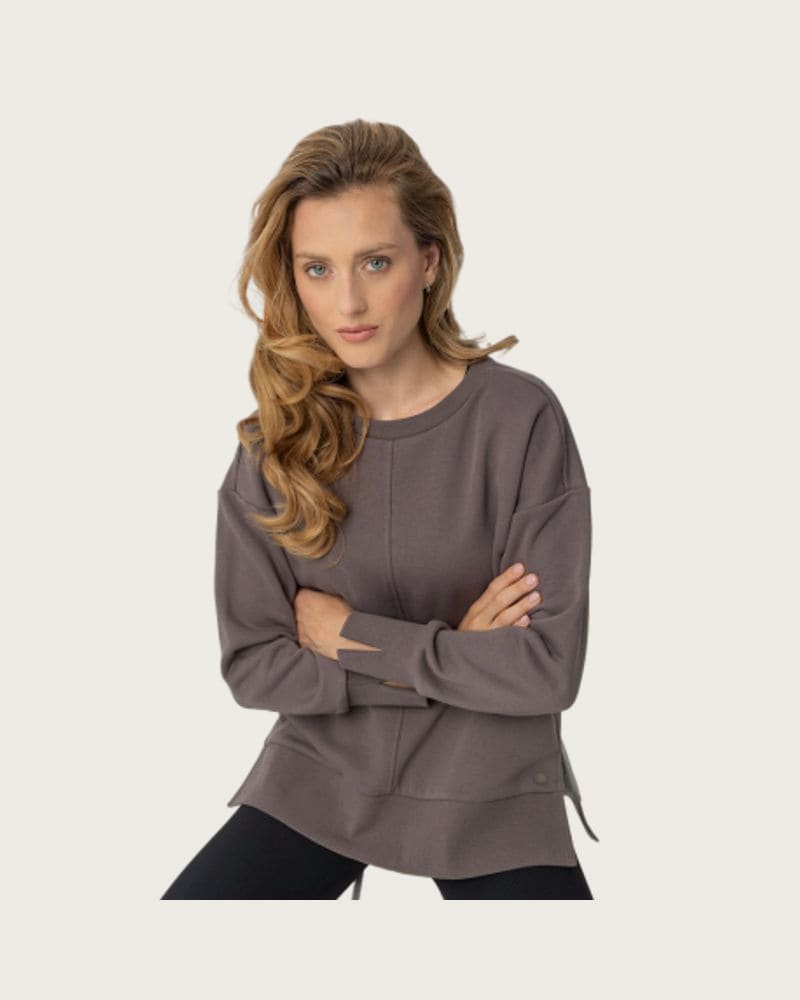 Dámska mikina VOLCANO B-RAVI-500-BROWN