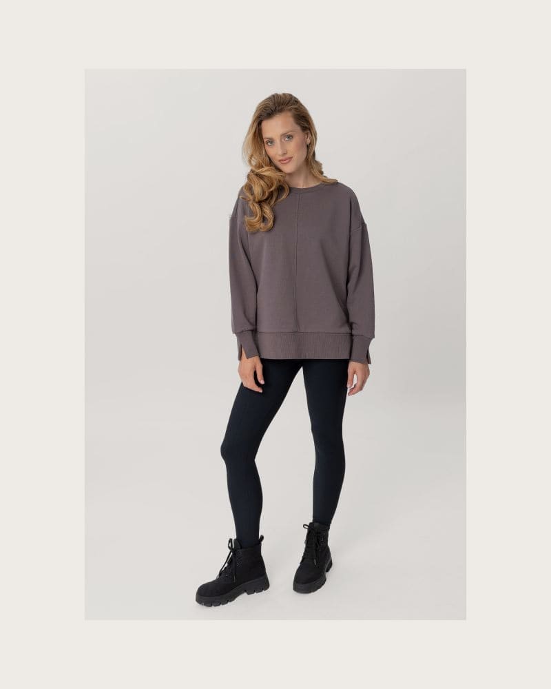 Dámska mikina VOLCANO B-RAVI-500-BROWN – fotka 4