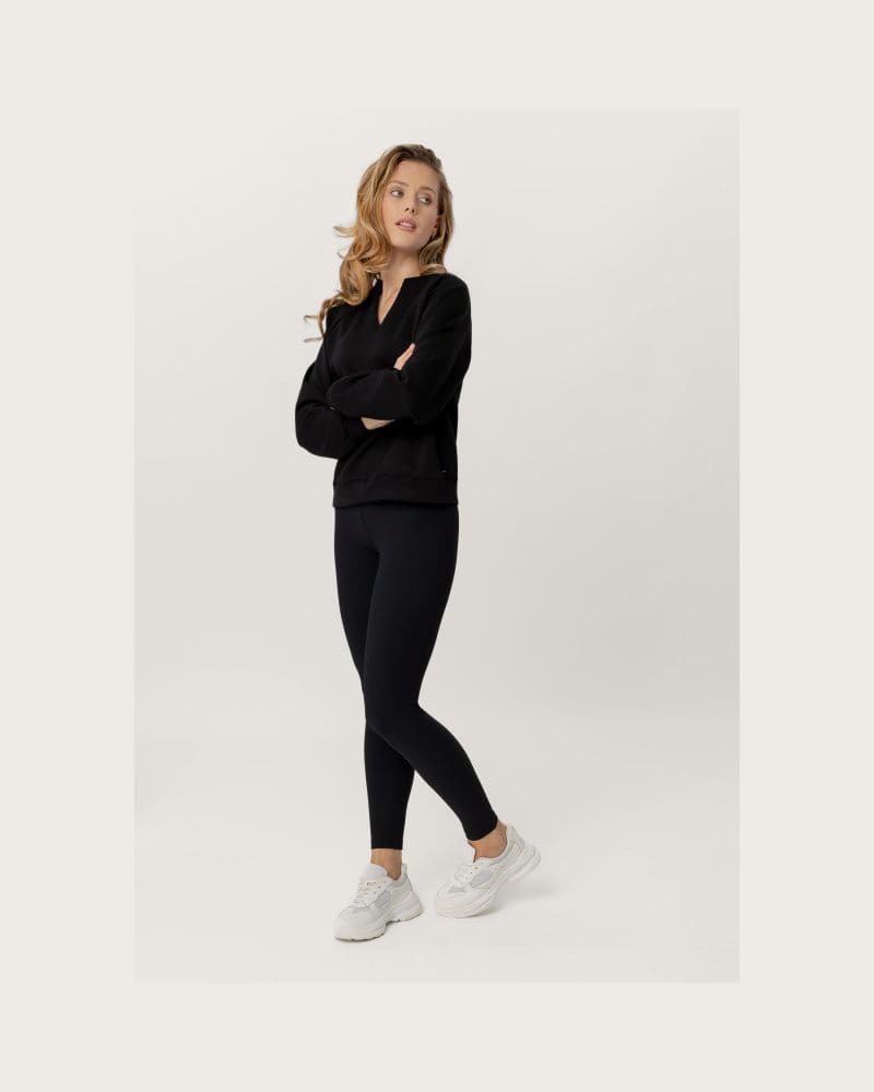 Dámske legíny VOLCANO N-LISBONA-700-BLACK – fotka 4