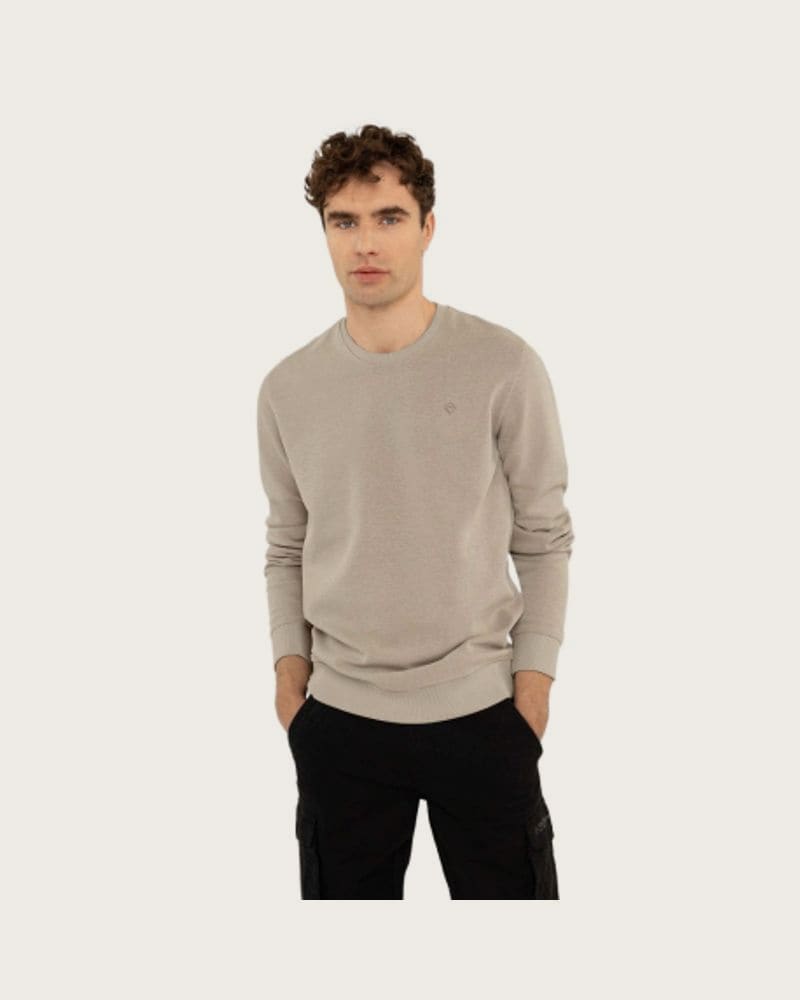 Pánska mikina VOLCANO B-LORENC-101M-CREAM MEL