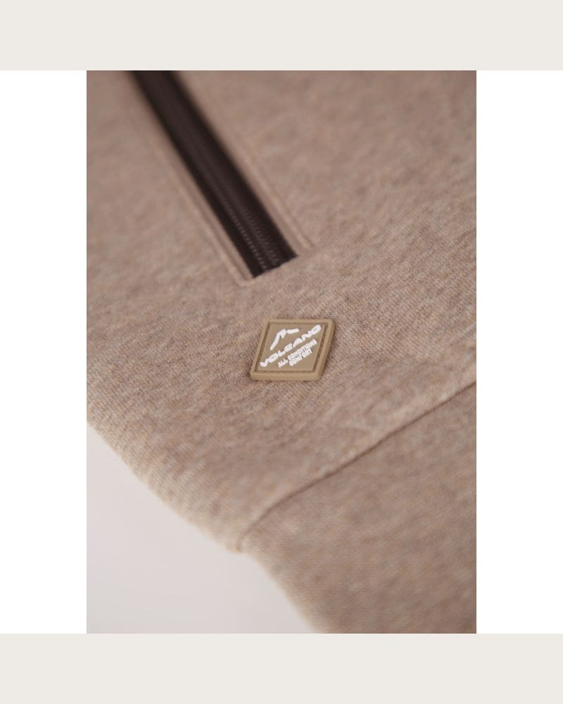 Pánska mikina so zipsom VOLCANO B-LIPSO-102M-BEIGE MEL – fotka 7
