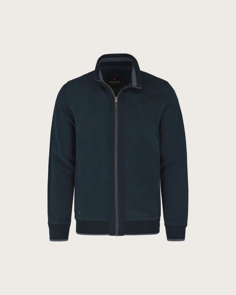 Pánska mikina so zipsom VOLCANO B-LED-600-NAVY – fotka 5