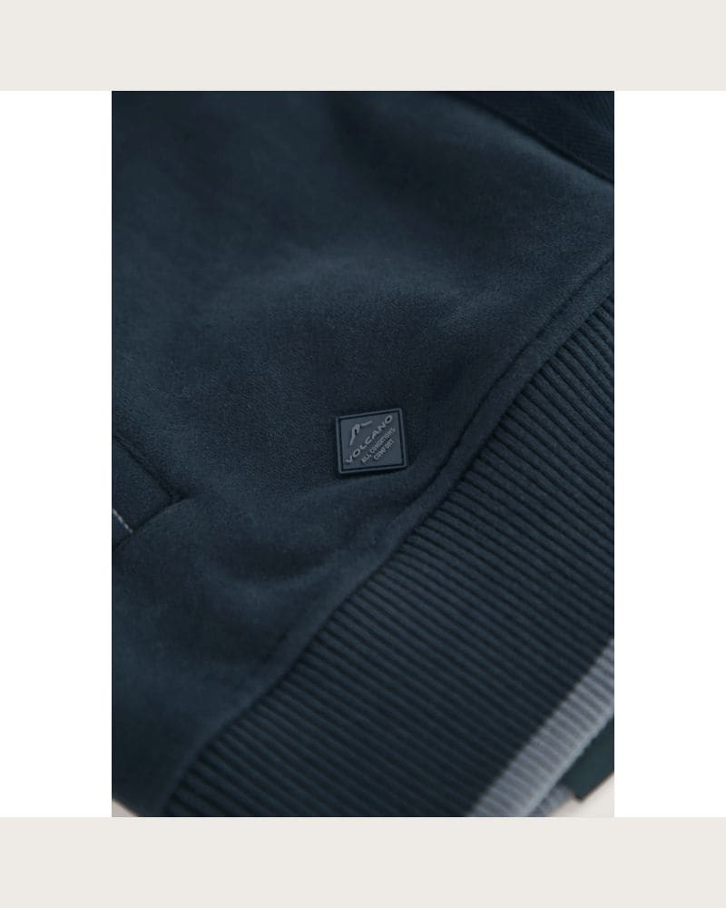Pánska mikina so zipsom VOLCANO B-LED-600-NAVY – fotka 7