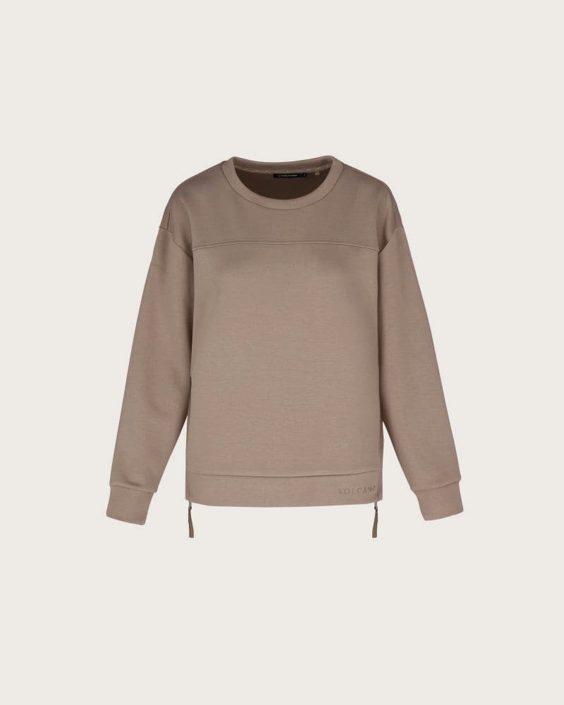 Dámska mikina VOLCANO B- SANI-102-BEIGE – fotka 2