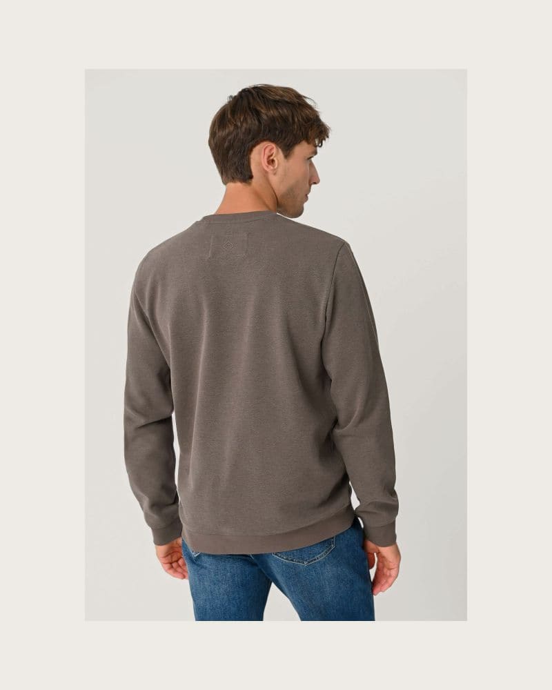 Pánska mikina VOLCANO B-LORENC-102M-BEIGE MEL – fotka 3
