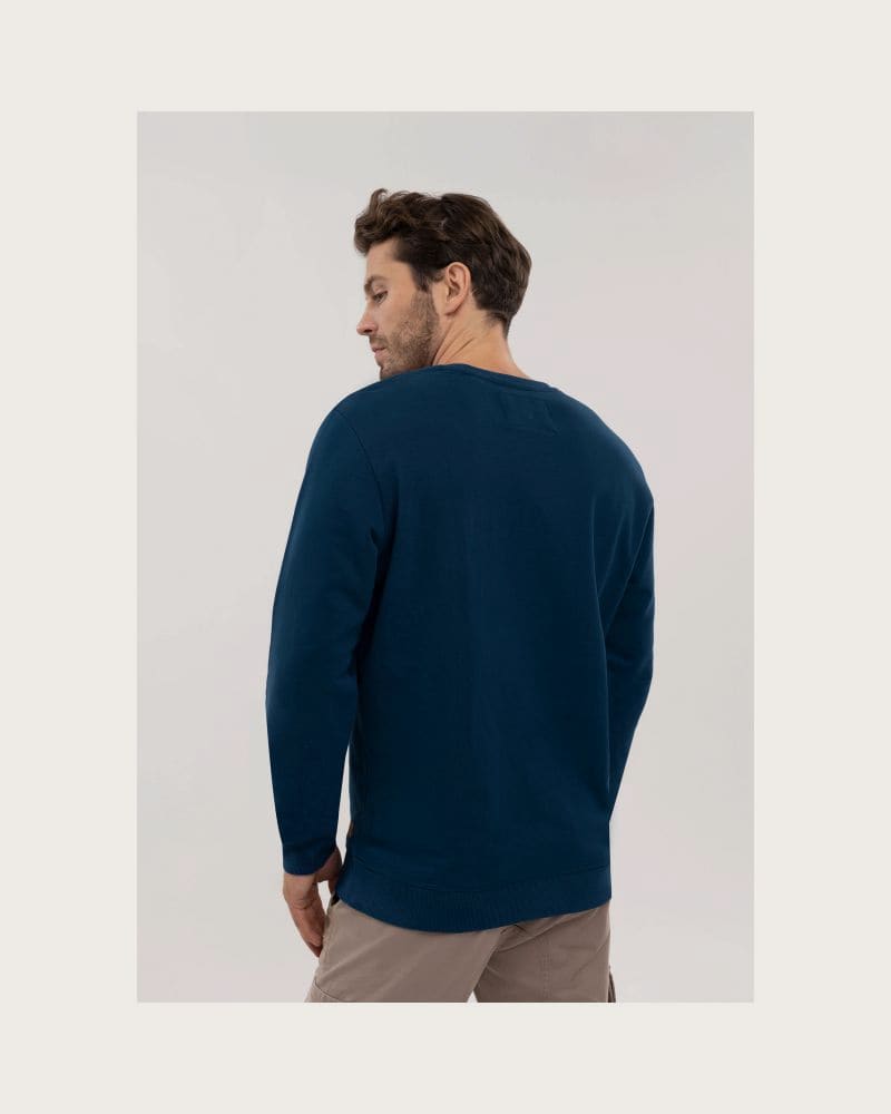 Pánska mikina VOLCANO B-ANDY-601-Blue – fotka 3