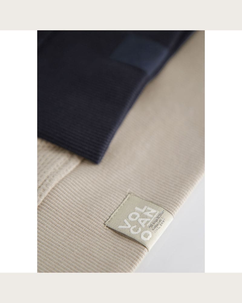Pánska mikina so zipsom VOLCANO B-LERMO-102-BEIGE – fotka 7